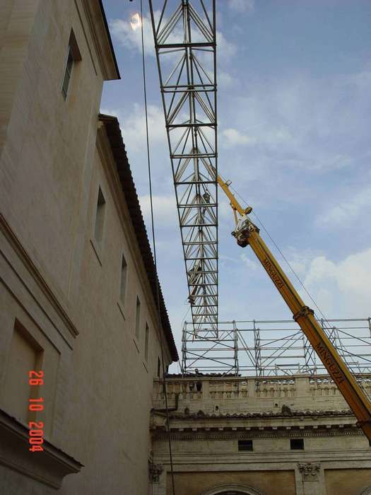 Copertura cortile interno dei Musei Capitolini / work in progress